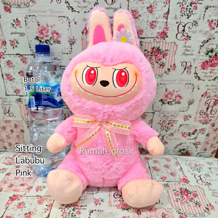Gambar (Rumah Grosir Boneka) Boneka Labubu The Monsters Exciting Macaron - SIT LABUBU PINK dari Rumah Grosir Boneka undefined Tokopedia