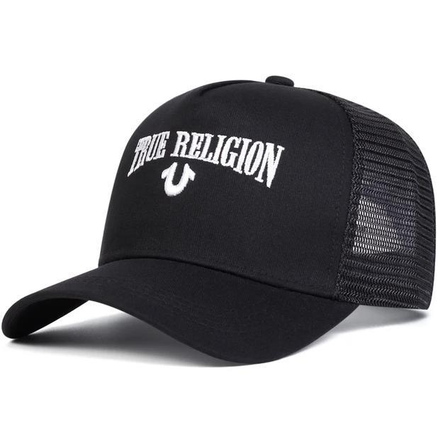 Gambar Unisex TRUE RELIGION Printing Baseball Net Caps Spring and Summer Outdoor Adjustable Casual Hats Sunscreen Hat - Black dari hanzadeka undefined Tokopedia