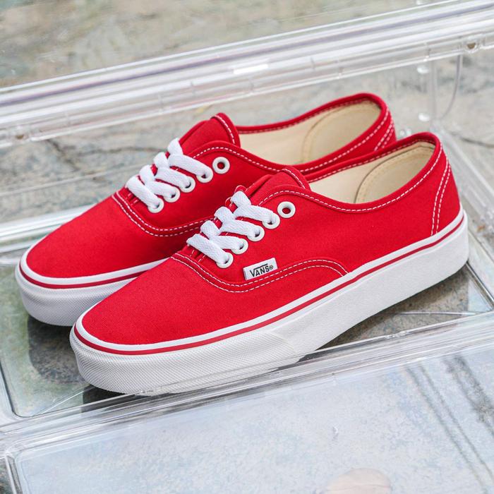 Gambar Vans Authentic Classic Red Chilli Original - BNIB dari MUKSVANS undefined Tokopedia