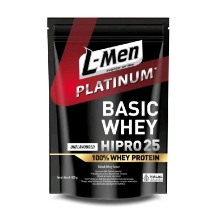 Gambar L-men lmen platinum basic whey protein unflavoured 800 gr | susu dari MRA54 undefined Tokopedia