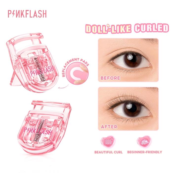 Gambar PINKFLASH #PerfectLashes Perfect Curl Eyelash Curler Portable Makeup Tools - PINK dari BEAUTY ENTITY undefined Tokopedia