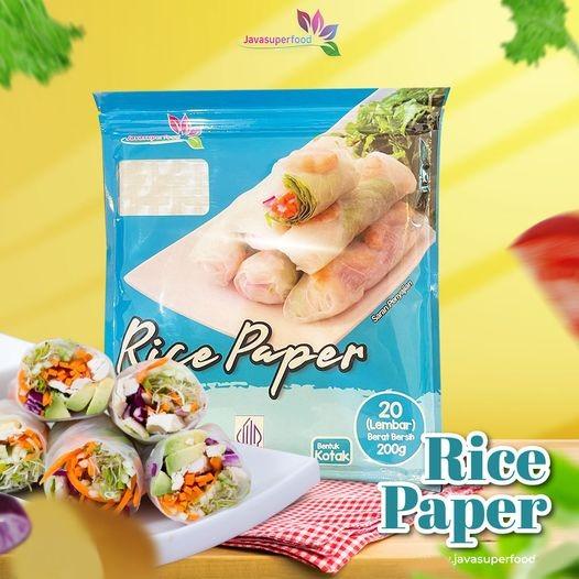 Gambar Java Superfood Rice Paper Kotak 200gr isi 20 lembar - Kulit Lumpia Vietnam - Vietnamese Spring Roll - Banh Trang dari Intiboga undefined Tokopedia