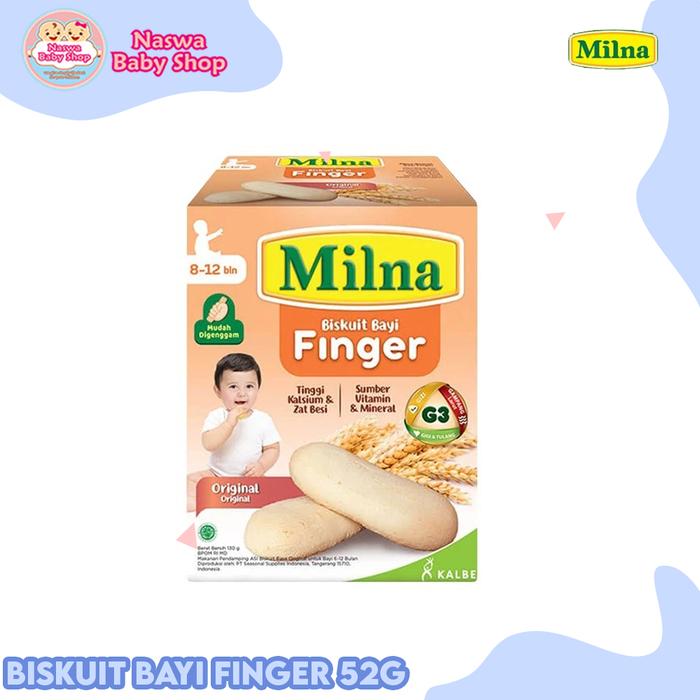 Gambar Milna Biskuit Bayi Finger 52 g dari Naswa Baby Shop undefined Tokopedia