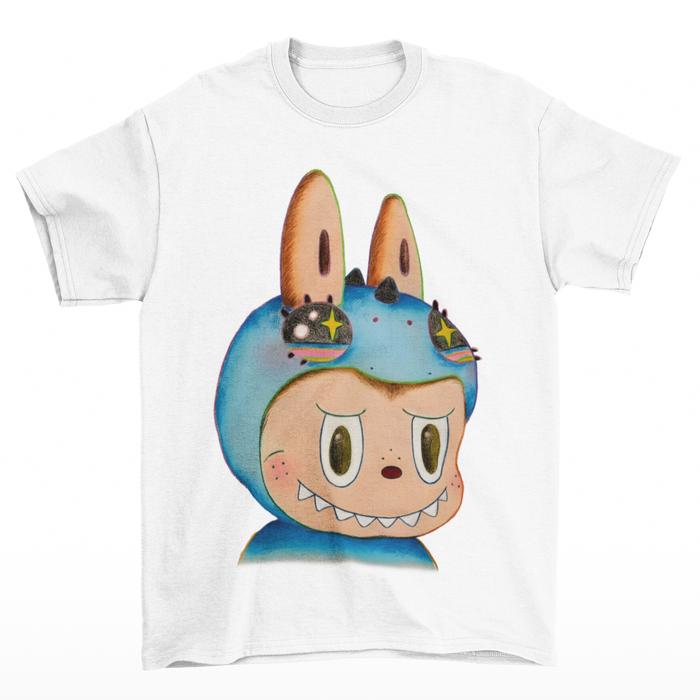 Gambar Tomoinc Kaos Pria Pop Art Labubu - Labubu with Dino Star Costume - S dari Tomoinc Store undefined Tokopedia