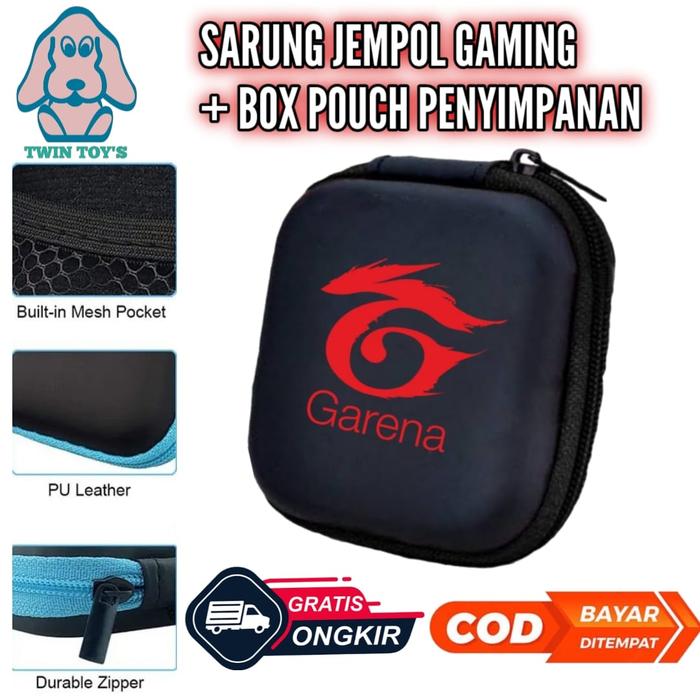 Gambar SARUNG JEMPOL GAMING MOBILE LEGEND EVOS, RRQ ,ONIC ,BIGETRON, ALTER EGO ANTI SLEVEE SARUNG JEMPOL GAME MOBILE | FREE FIRE | PUBG ANTI BASAH KERINGAT - GARENA dari TWIN TOY&#39;S undefined Tokopedia