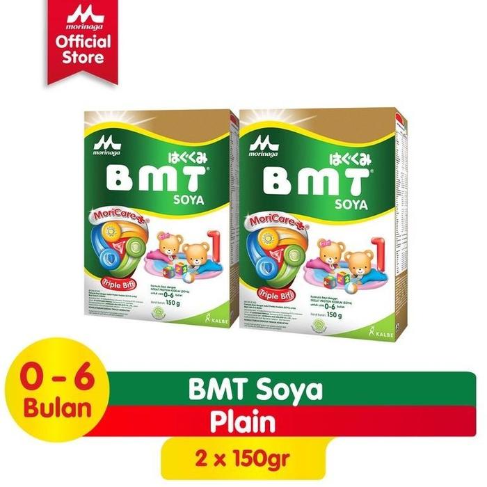 Gambar READY STOCK Paket 2pcs BMT Soya 150 g Susu Formula Bayi 0-6 Bulan Ori!! dari Toko Masif undefined Tokopedia