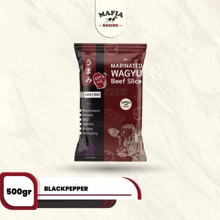 Gambar Marinated Wagyu Beef Slice - Blackpapper dari Mafia Daging Jakut undefined Tokopedia