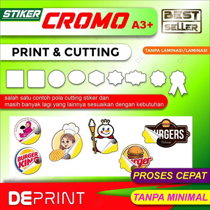 Gambar CETAK LABEL STIKER CROMO A3+ CUSTOM DESAIN dari JualOnlineShop13 undefined Tokopedia