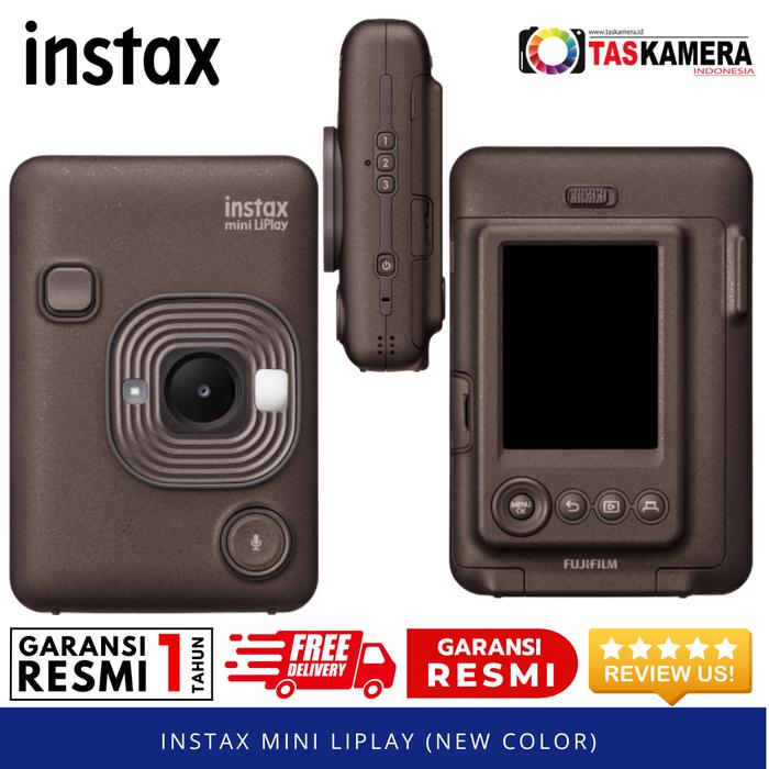Gambar Instax Mini Liplay - Fujifilm Instax Mini Liplay Instant Camera - Deep Bronze dari TasKamera-ID undefined Tokopedia