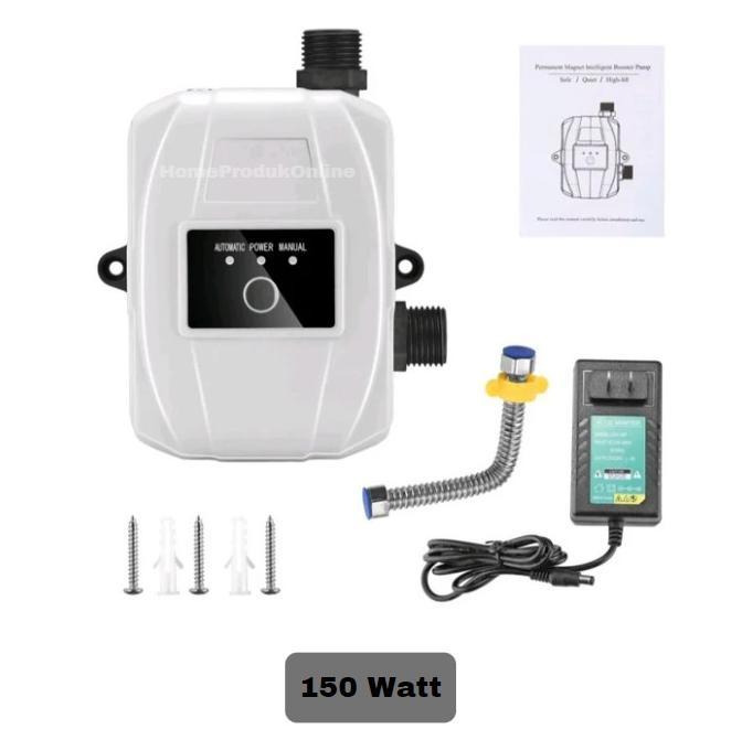 Gambar Pompa Pendorong Tekanan Air Otomatis Booster Pump Otomatis - Putih 150 watt dari Gomi ID undefined Tokopedia