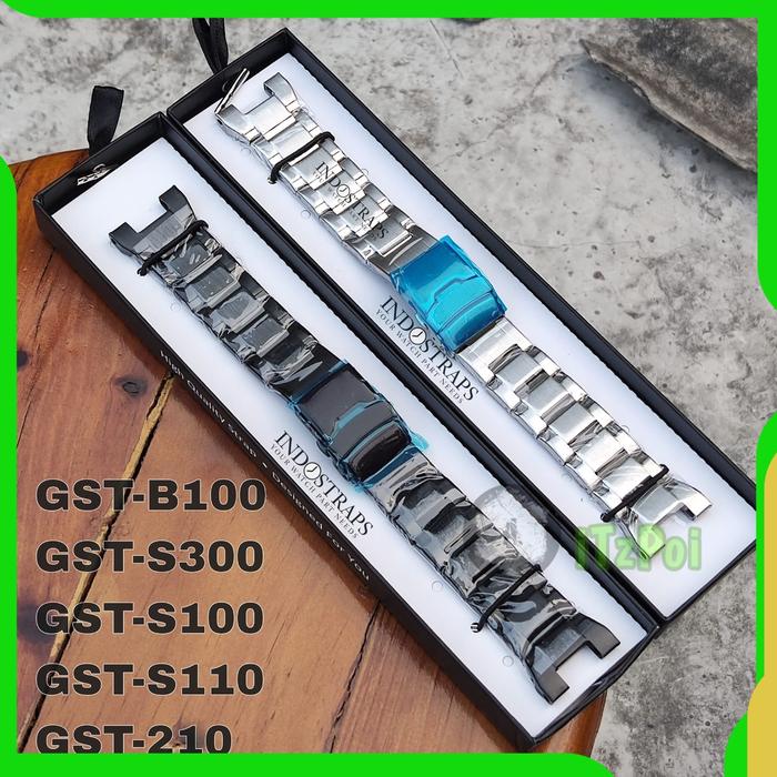Jual Tali jam tangan Casio G shock GST-210 Strap tali jam rantai G