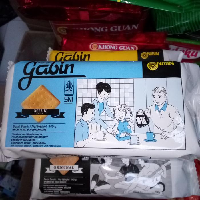 Gambar nissin gabin biskuit 140 gr - Biru dari goldstorage undefined Tokopedia