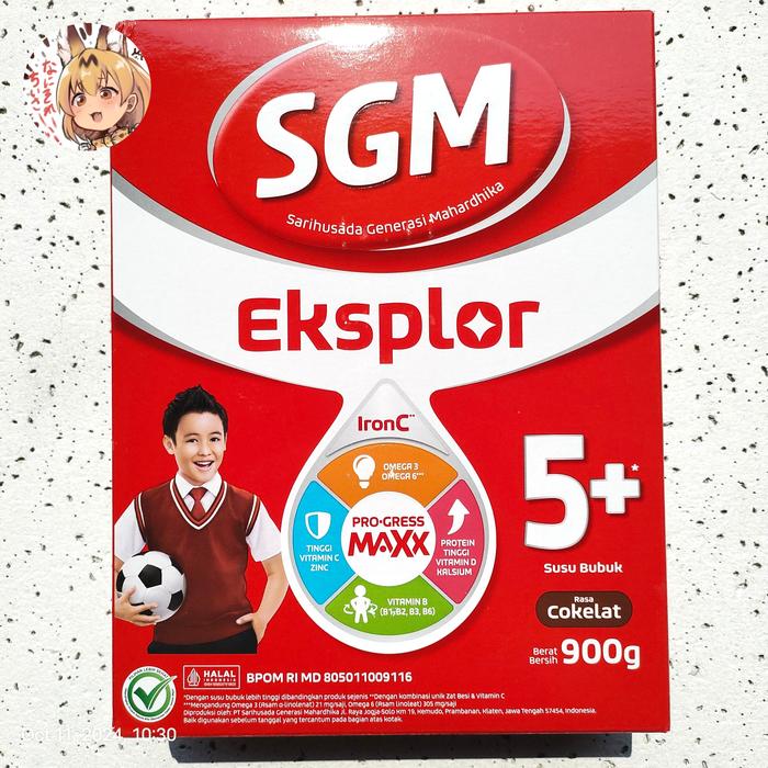 Gambar SGM Eksplor 5+ Susu Bubuk Rasa Coklat 900 gr - NEW dari Otaku Friends undefined Tokopedia