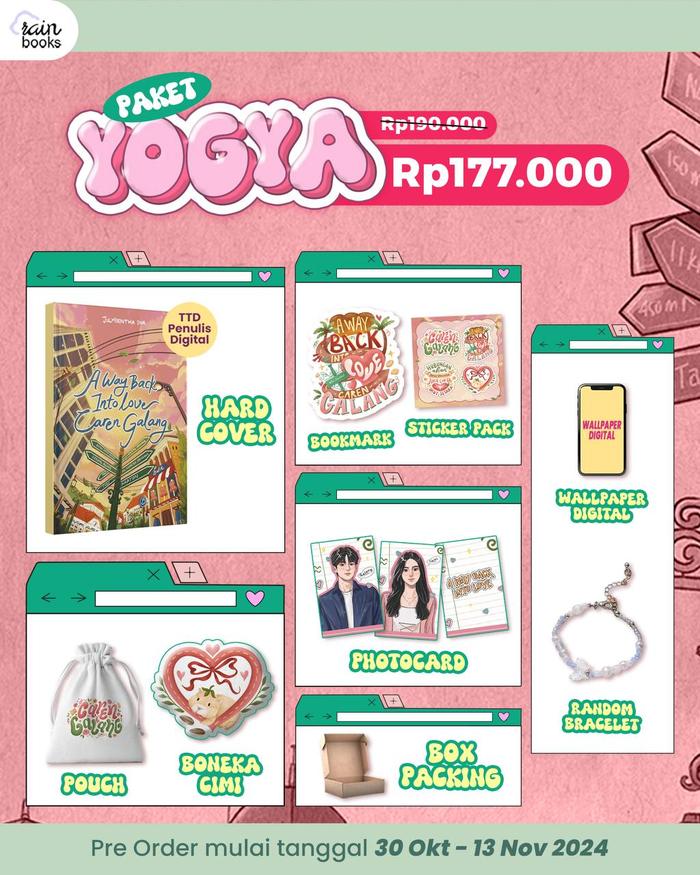 Gambar Pre Order - Buku Novel - A Way Back Into Love Caren Galang - Julmisintha Ina - Rainbook Publishing - Bumifiksi - PAKET YOGYA dari Bumi Fiksi Makassar undefined Tokopedia