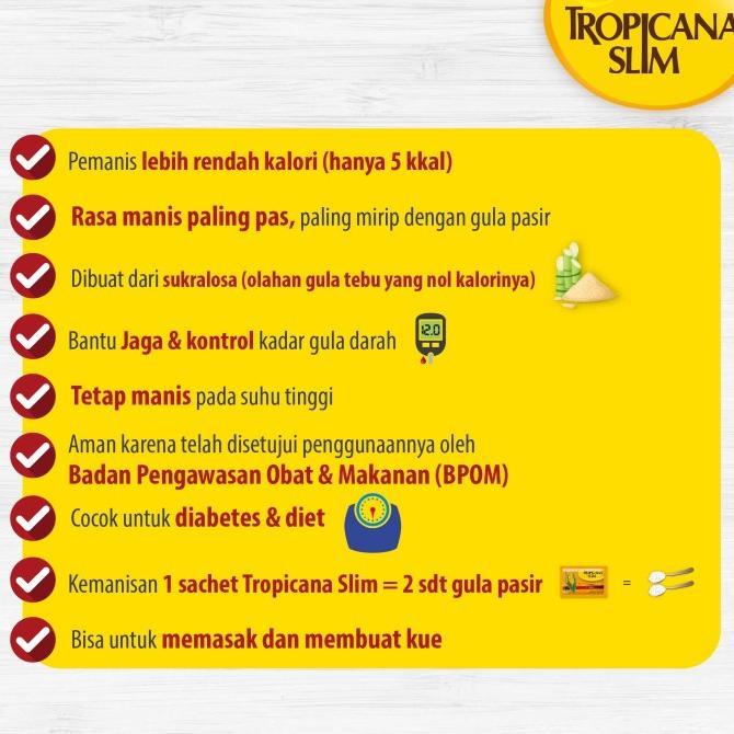Gambar Terlaris Twin Pack Tropicana Slim Classic 100 Sch - Pengganti Gula dari Kamilau Raya undefined Tokopedia