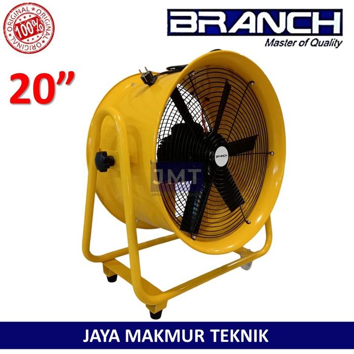Gambar Portable Ventilator Blower Drum Fan Exhaust Fan Kipas Blower Portable 8 10 12 14 16 18 20" in inch Original - 20" dari Jaya Makmur Teknik undefined Tokopedia