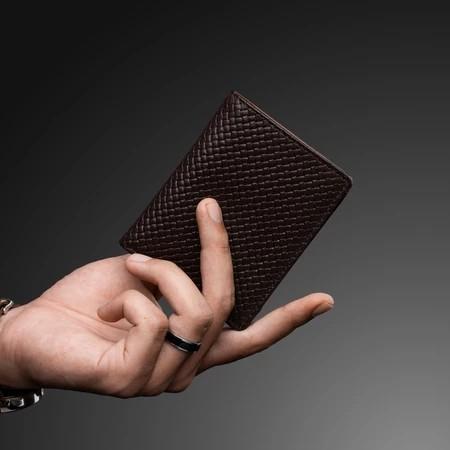 Gambar Dompet Lipat Pria Kulit Sapi Asli Reven Asoka Man Wallet Dompet Kartu - Cokelat dari Lava Leather Official Shop undefined Tokopedia