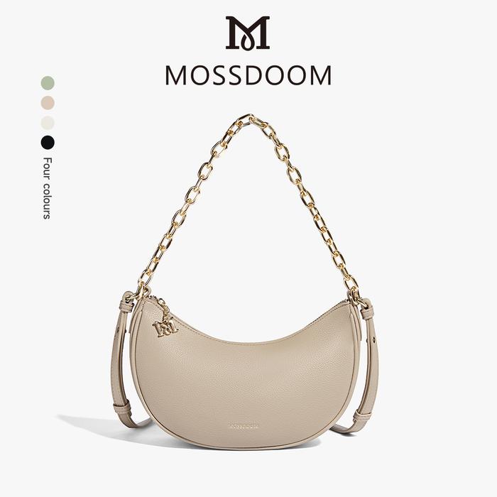 Gambar MOSSDOOM Tas Selempang Wanita Carina Bag Tas Bahu Bulan Sabit Modis - Apricot dari MOSSDOOM undefined Tokopedia