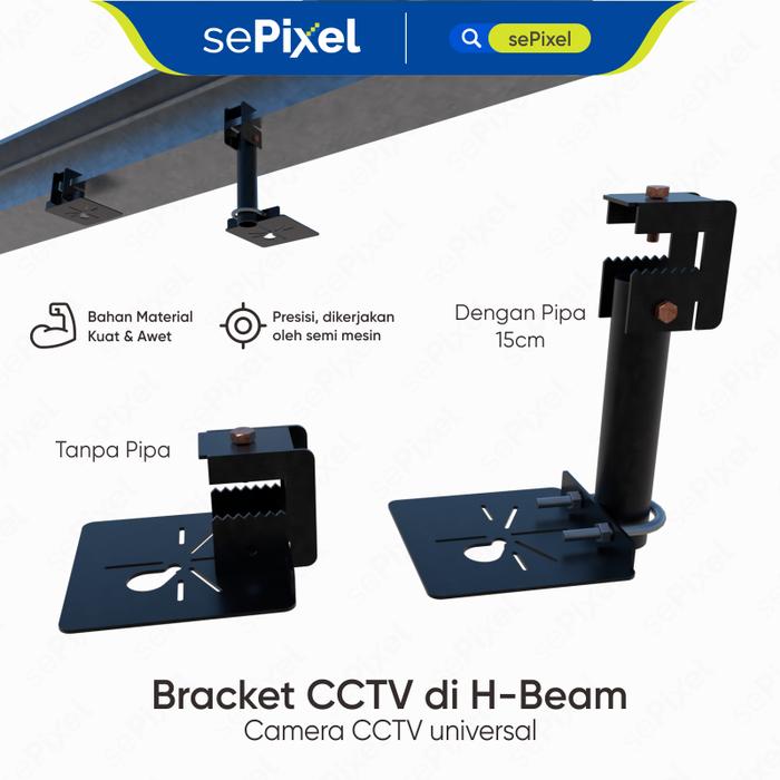 Bracket CCTV di Besi H-Beam H Beam Tanpa pipa