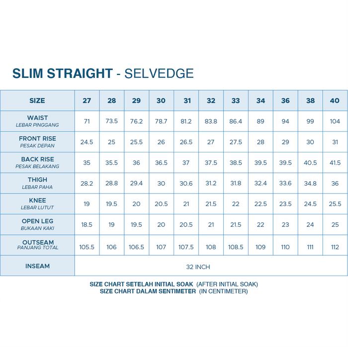 Gambar Wingman Denim | Asahi 12oz - SLIM STRAIGHT, 28 dari Wingman Denim undefined Tokopedia