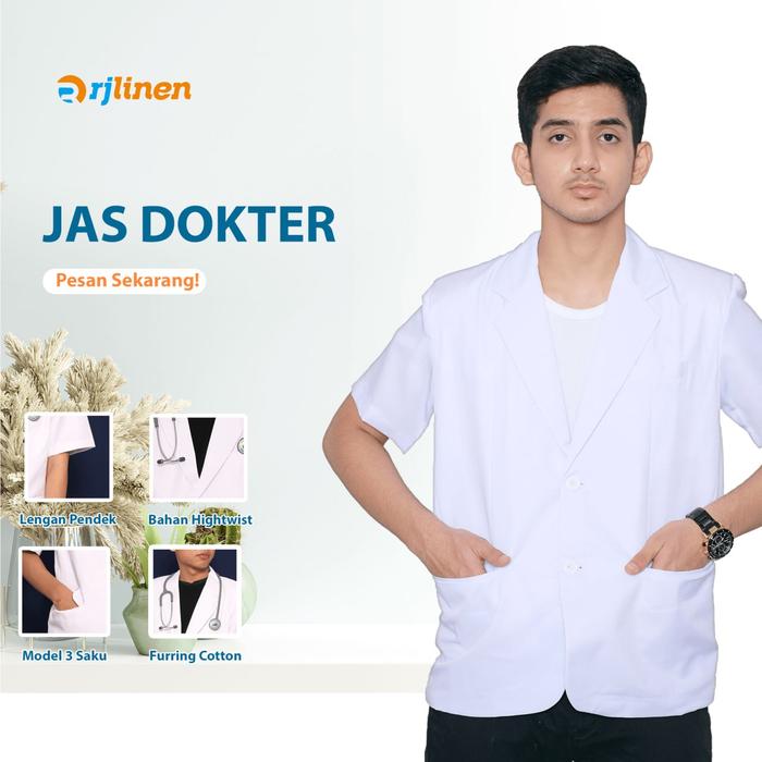 Gambar PROMO JAS DOKTER / BAJU DOKTER / JAS DOKTER COWOK / JAS DOKTER WANITA - Dokter Cowok, XL dari GudangDropshipzilla undefined Tokopedia