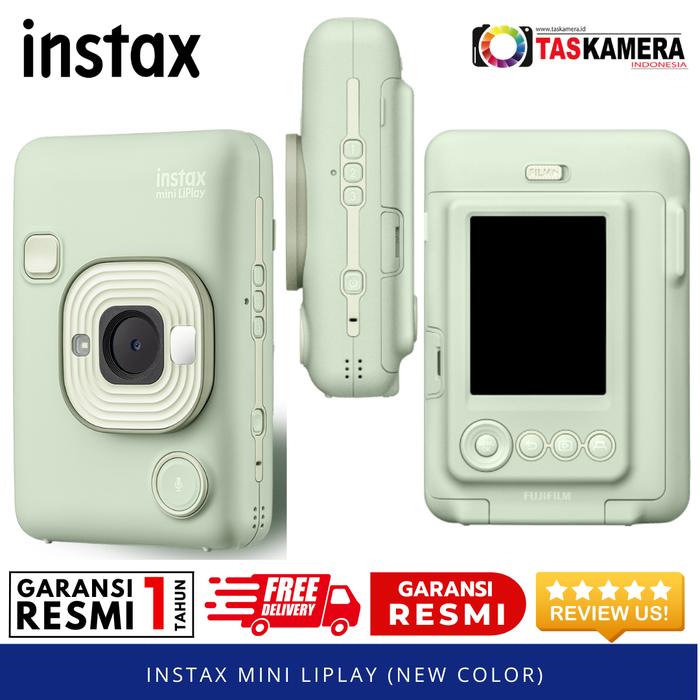 Gambar Instax Mini Liplay - Fujifilm Instax Mini Liplay Instant Camera - Matcha Green dari TasKamera-ID undefined Tokopedia