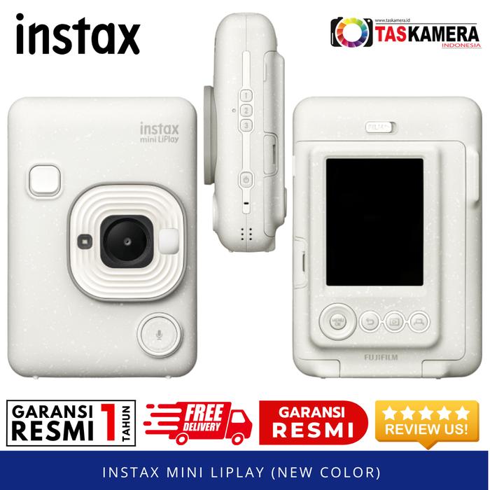 Gambar Instax Mini Liplay - Fujifilm Instax Mini Liplay Instant Camera - Misty White dari TasKamera-ID undefined Tokopedia