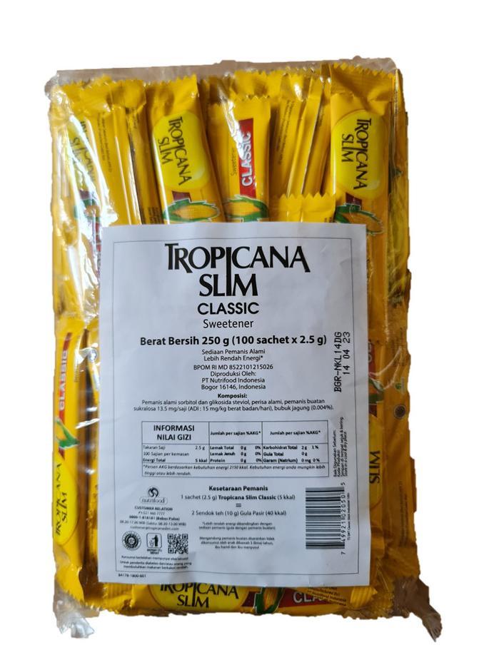 Gambar Gula jagung bubuk Tropicana Slim Tropicanaslim classic stick sweetener diabetes diet 100 sachet - Stick 100S dari Sukoystore78 undefined Tokopedia