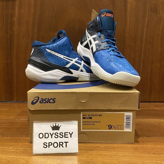 Gambar Sepatu Voli Asics Sky Elite FF MT (Reborn Blue/White) ORIGINAL!!! - 39 dari anandashyr undefined Tokopedia