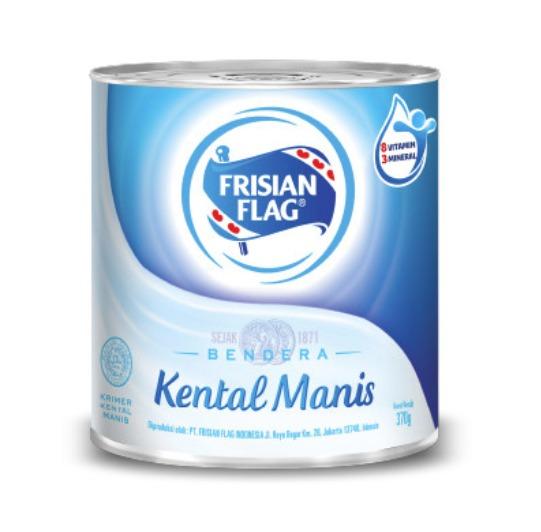 Gambar Frisian Flag Bendera Susu Kental Manis Kaleng 370gr dari Baking Store Pademangan undefined Tokopedia