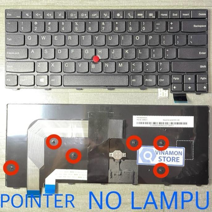 Gambar Keyboard Lenovo Thinkpad T460S T470S 20Jt 20Js 20Hg 20Hf Backlight - POINTER NOLAMPU dari Samhara Official undefined Tokopedia
