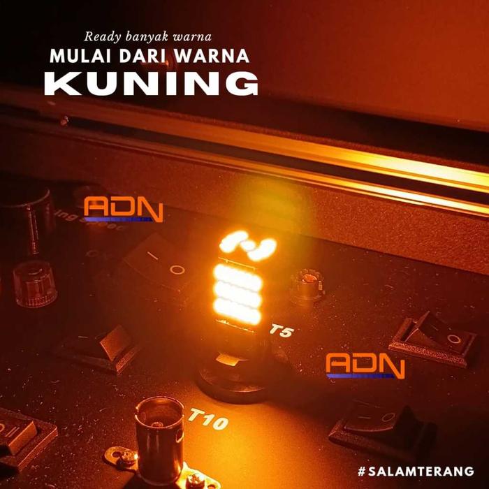Gambar LAMPU LED MUNDUR SENJA T15 T10 W16W CANbus 45 SUPER BRIGHT ERROR FREE - Kuning, STANDAR dari ADN.GARAGE undefined Tokopedia