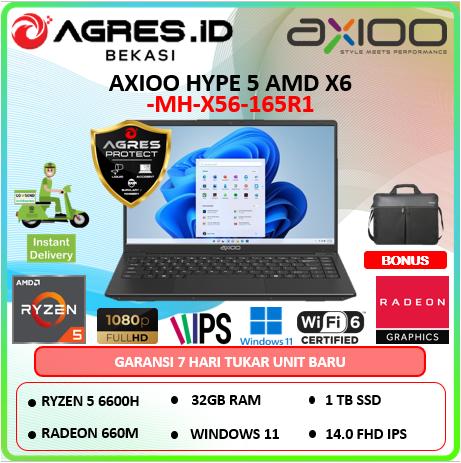 Promo Axioo Hype 5 Amd X6 Amd Ryzen 5 6600H Ram 16Gb 1Tbssd Win11