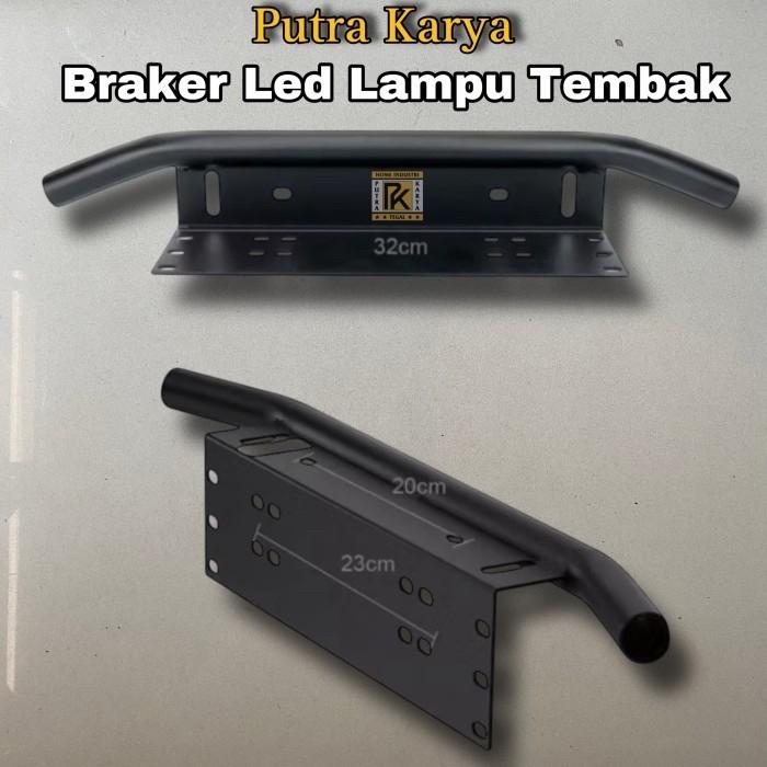 Gambar Dudukan Bracket Lampu Led Tembak Sorot Aksesoris Bumper Tatakan Braket Variasi Plat Nomor Mobil Universal - Braket saja dari putrakarya1 undefined Tokopedia