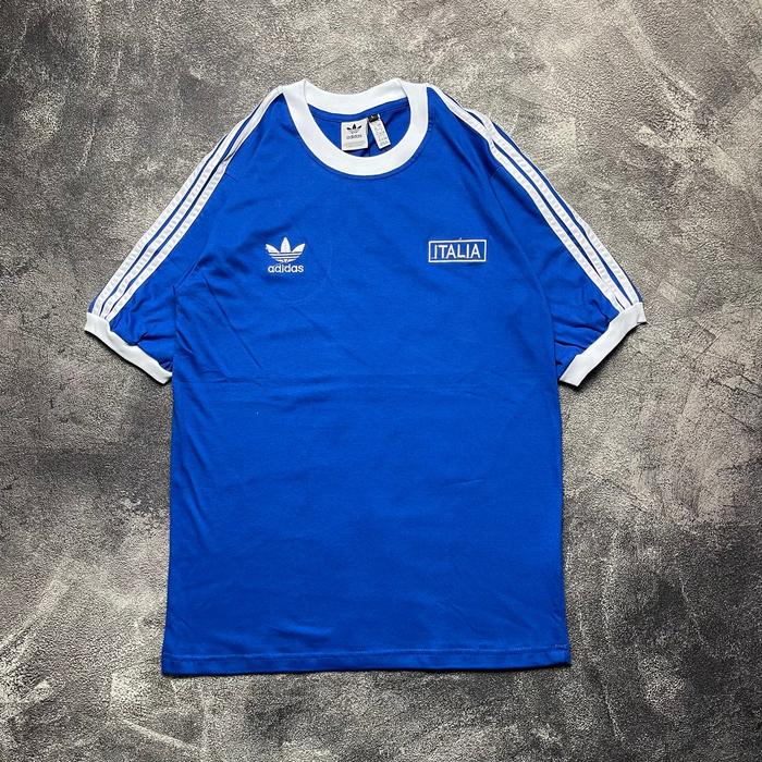 Promo Kaos Pria Adidas Adicolor Classics Ringer Tee Full Tag Wash