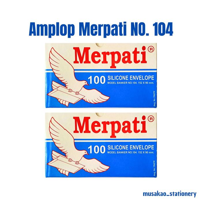 Gambar Amplop Merpati NO. 104 isi 100 Pcs dari musakao_stationery undefined Tokopedia