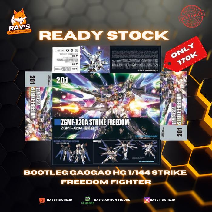 Gambar Bootleg Gaogao HG 1/144 Strike Freedom Fighter dari Ray&#39;s Action Figure undefined Tokopedia