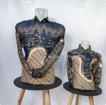 Gambar eL- biru navy/batik couple ayah anak biru navy new colection batik widjaya - dewasa dari StyleThrive undefined Tokopedia