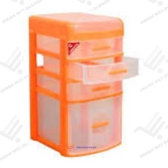 Gambar Laci Mini Container Susun 5 / Box Penyimpanan Kontainer Serbaguna - Orange dari indah88shop undefined Tokopedia