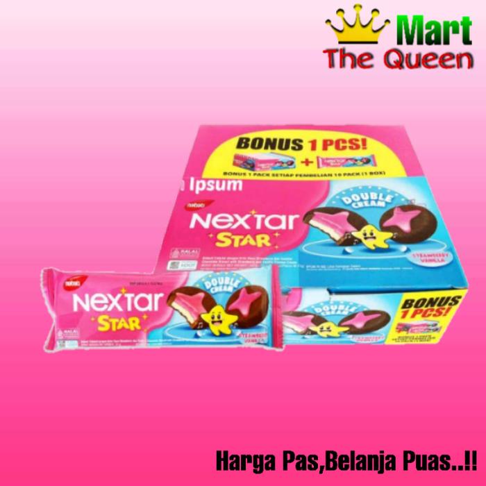 Gambar NEXTAR STAR strawberry 1 pack isi 10 pcs dari THE QUEEN MART undefined Tokopedia