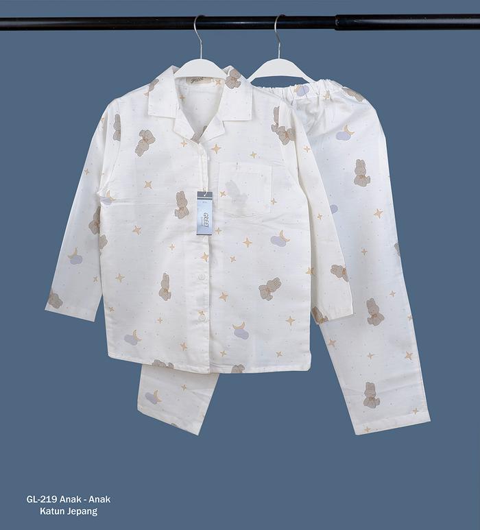 Gambar GREET NIGHT WEAR - Piyama Anak Perempuan Katun Jepang Model GL- PTP 2 - GL-219, SIZE 4 dari greetnightwear undefined Tokopedia