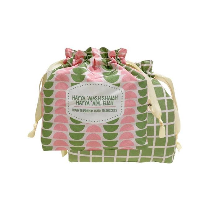 Gambar [BARANG TERLARIS] TENCEL - READY STOCK MUKENA SERI RETRO PACKING AMAN - MelodieGreen DS dari MahwaStore undefined Tokopedia