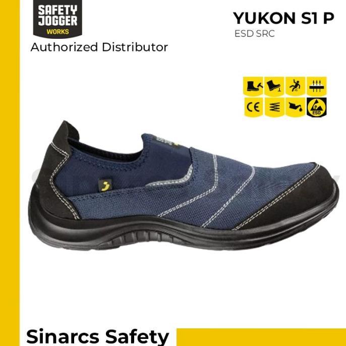 Gambar Sepatu Safety Jogger YUKON S1P Low - Navy - Size 44 dari Berkah Ibux undefined Tokopedia