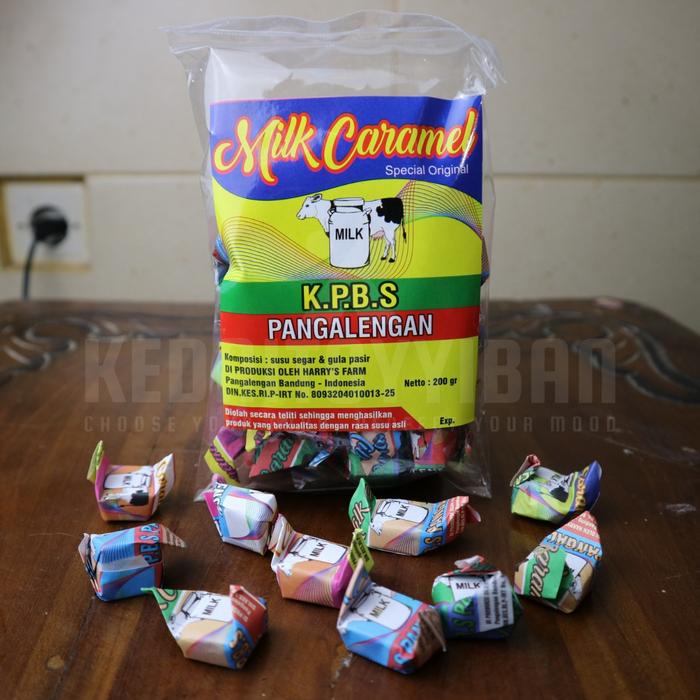 Gambar KPBS Permen Susu Sapi Karamel Makanan Ringan Oleh Oleh Pangalengan Bandung Snack Jadul 200 Gram - KPBS dari KedaiToyyiban undefined Tokopedia
