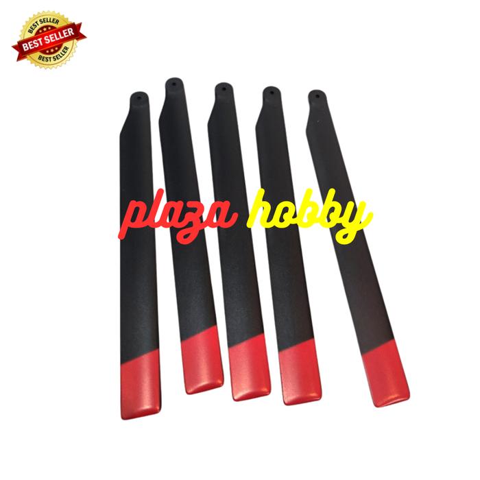 Gambar part propeller helikopter rc H145 C190 5pcs baling helikopter C190 remote control heli - MERAH dari Plazahobby undefined Tokopedia