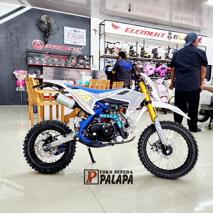 Gambar Sepeda Motor Bensin Mini Medium Trail Matic LENKA MXGP 74 L 110cc Electric Start dari Toko Sepeda Palapa Rembang undefined Tokopedia