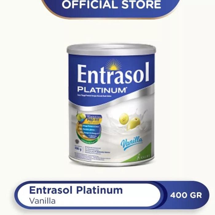 Gambar new..!! ENTRASOL SENIOR PLATINUM Vanila 400 gr/Coklat/VANILLA/400gr - VANILA dari GALAXY FIC undefined Tokopedia