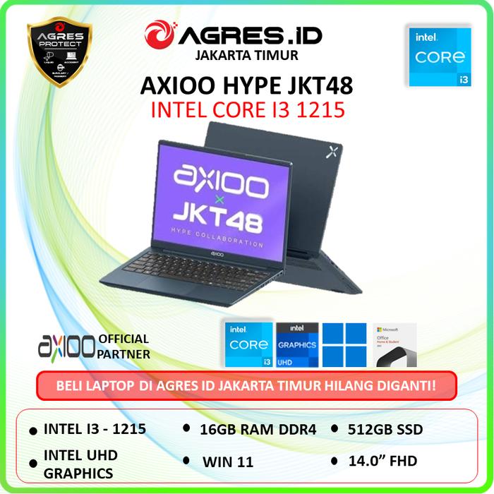 Gambar AXIOO Hype Special Edition X JKT48 Intel Core I3 1215 Ram 16GB 512GB Ssd Windows 11 Display 14.0 Inch Full HD Free SLEVE + JKT48 PHOTO CARD - Laptop Only dari AGRES ID Jakarta Timur undefined Tokopedia