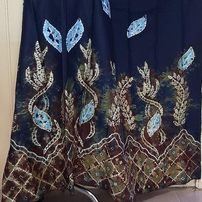 Gambar Kain Jumputan Batik Sasirangan Katun Halus Adem Khas Banjarmasin - Navy Mrun Olive dari Gallery Yanti undefined Tokopedia