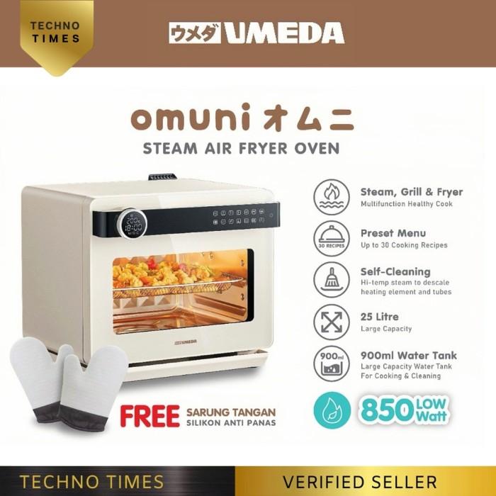 Gambar Umeda OMUNI Steam Air Fryer Oven 30 IN 1 / Oven Listrik 25L dari Techno Times undefined Tokopedia